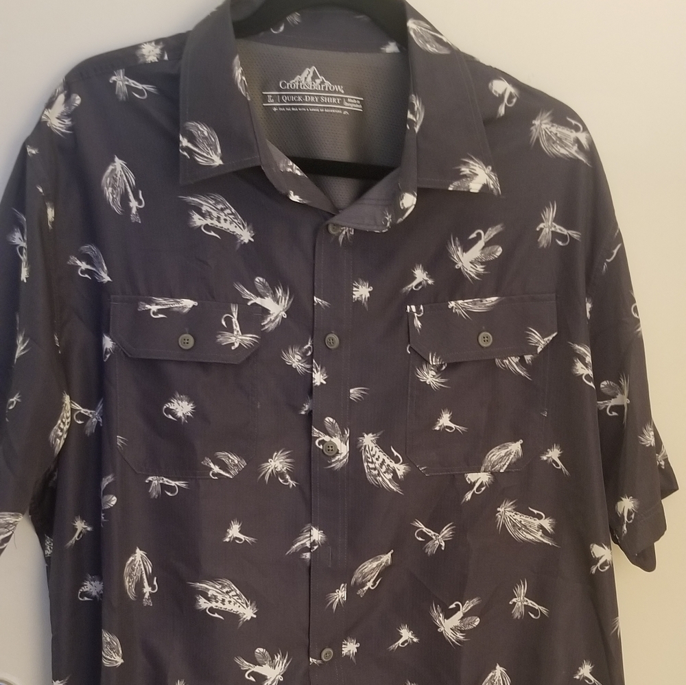 Mens Large summer fishing shirt